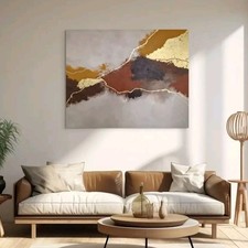 Abstract Art Original Canvas Fall Inspired Modern Contemporary Artwork