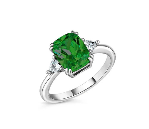 Diamond style crystal ring - diamond,
