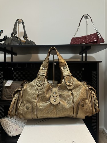 Chloe gold leather large - chloe,