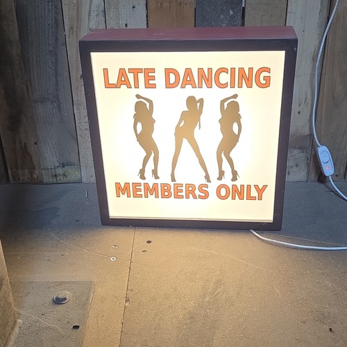 Illuminated sign mancave - illuminated,