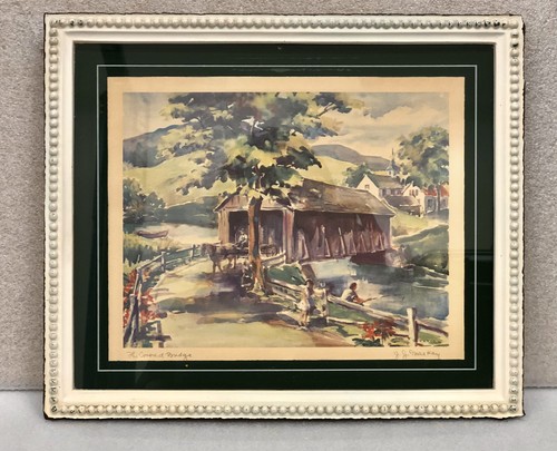 Vtg art litho - art, print