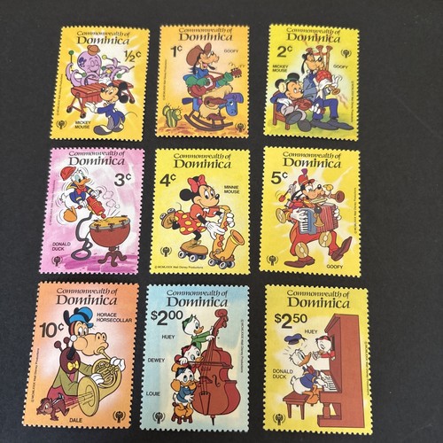 Dominica disney postage stamp - dominica,