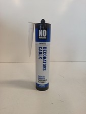 2 X NO NONSENSE DECORATORS' CAULK WHITE 380ML