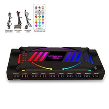 4PIN PWM ARGB Fans Hub