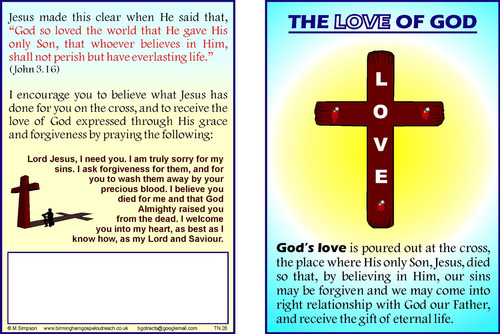 Tracts love god - tracts:,