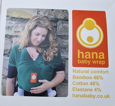 Hana Baby Sling - Bamboo And Organic Cotton Baby Wrap in Blue
