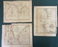 3 Orig 1796 Engraved Maps