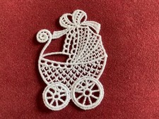 Old fashioned pram lace - pram, motif