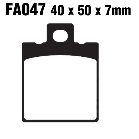 Scooter 125cc brake pads ebc - scooter,