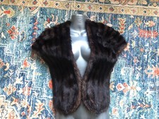 W29vintage real mink Stoat fur