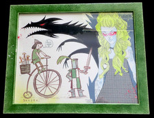 Original Jeff Scott Campbell (1973- ) Illustration Cartoon Comic Book Artist Art