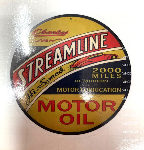 Streamline oil vintage style - vintage,
