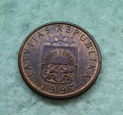 Latvia 1997 santims - latvia, 1