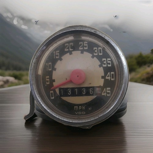 Vintage vdo mph speedometer - vintage,