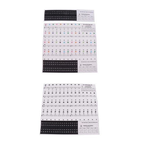 Piano keys stickers for - stickers,