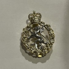 Woman’s Royal Army Corps (WRAC) - AA/Staybrite Cap Badge - Queens Crown (QC)