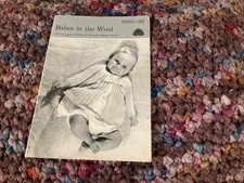 Vintage p & b KNITTING PATTERN 9285 Six Baby Designs Babes In The Wool