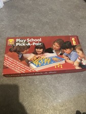 Vintage 1982 Play school BBC Pick A Pair Board Game Complete