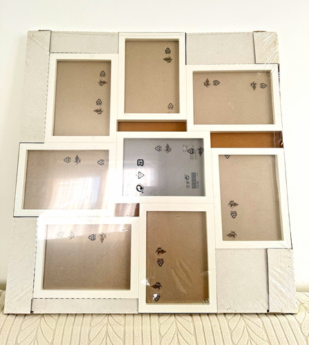 White multi aperture collage - white,