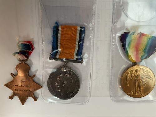 Ww1 medal trio incl 1914 - medal,