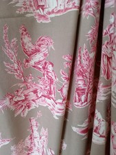 French Toile de Jouy Linen