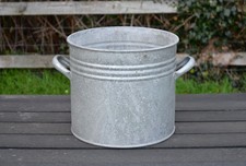 old vintage large galvanised