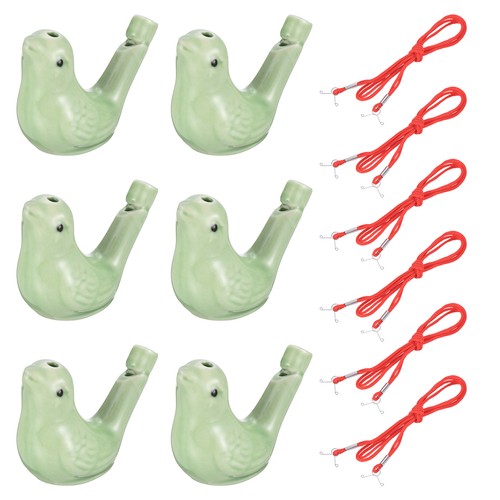 6pcs bird whistle ceramic - bird, whistle,