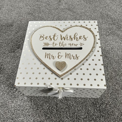 Wedding post box - wooden, card