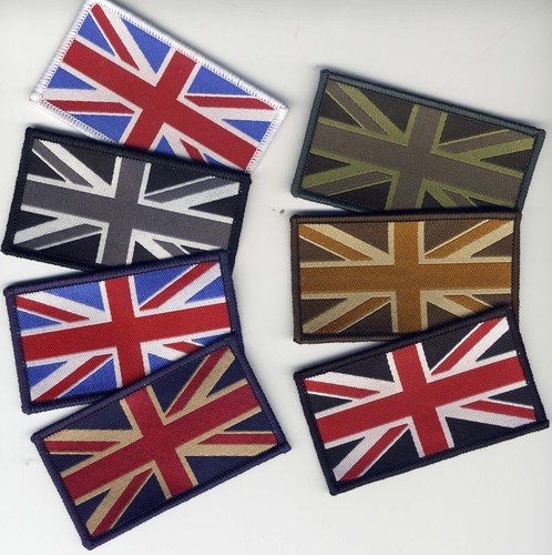 Union jack flag badge patch - uk,