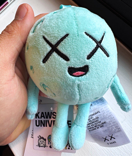 Uniqlo kaws blue mini plush - mini,
