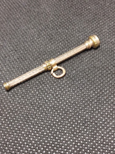 Antique 9ct gold fob pencil - 9ct,