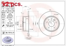 X2 PCS REAR BRAKE DISC ROTOS