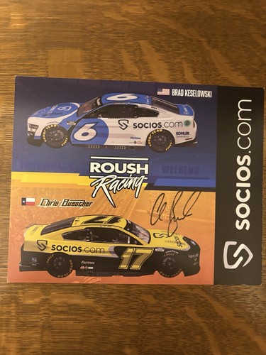 Chris buescher signed photo - chris,