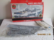 1/600   AIRFIX  HMS  BELFAST  (ex. starter set)  +   BISMARCK    see des