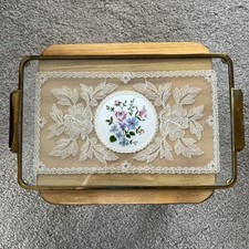 Vintage lace and petit point