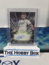 Federico Valverde Topps Chrome UCC 2023/24 - Black Lazer Auto 