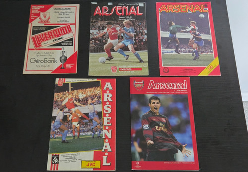 Arsenal liverpool programme - arsenal,