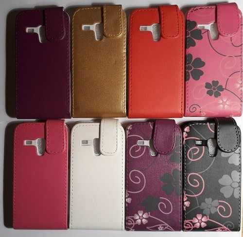 Vertical style leather flip - style,