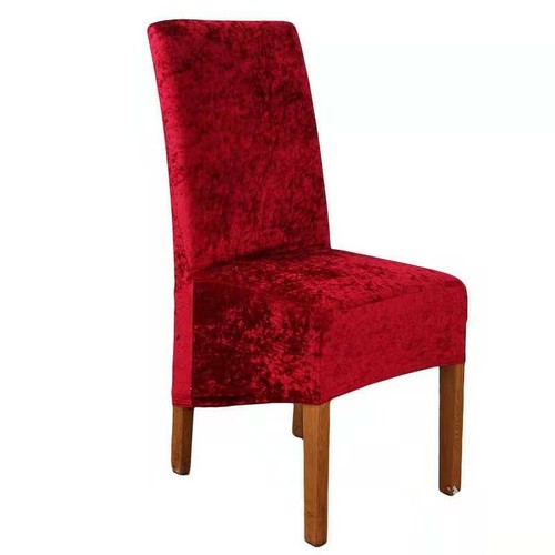 Crushed velvet stretch dining