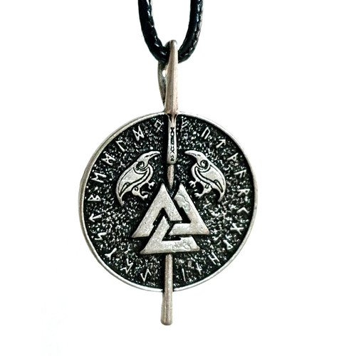 Odin spear shield - shield, pendant