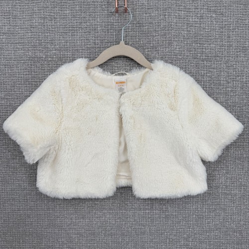 Gymboree faux fur shrug - fur,
