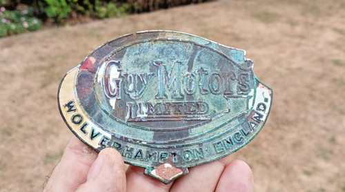 Rare c1920s enamel guy - enamel, motors