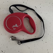 Flexi Fun Red  Small Dog Lead Retractable 5M  Corded Up To  12kg Used Once