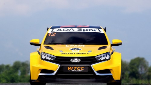 Lada sport car yellow - sport, sports