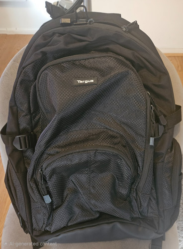 Targus black laptop backpack - backpack, /