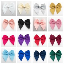Large Grosgrain Bows 10cm Self