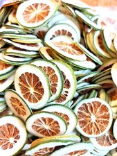 Green ORANGE SLICES Dried Fruit - WHOLESALE - Christmas wreath making