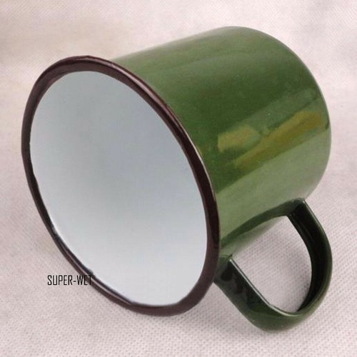 300ml handmade enamel cup mug - handmade,