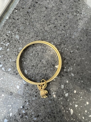 Playboy gold bangle charm - playboy,