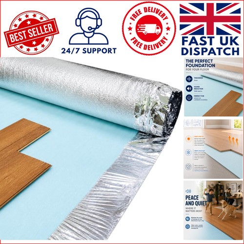 3mm acoustic silver underlay - 3mm,